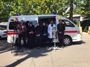ایستگاه پرستاری مرکز قلب و عروق شهید رجایی به مناسبت روز جهانی فشار خون: عکس شماره 1 / 12